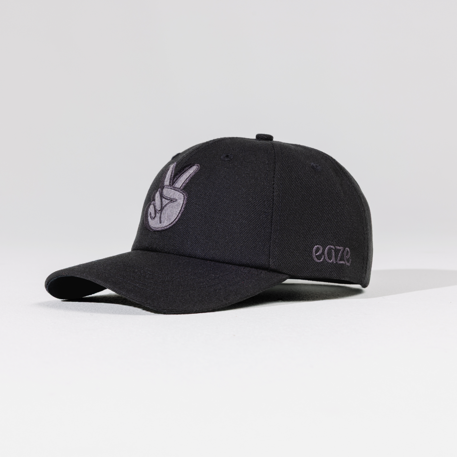 Peace Out Black Dad Hat