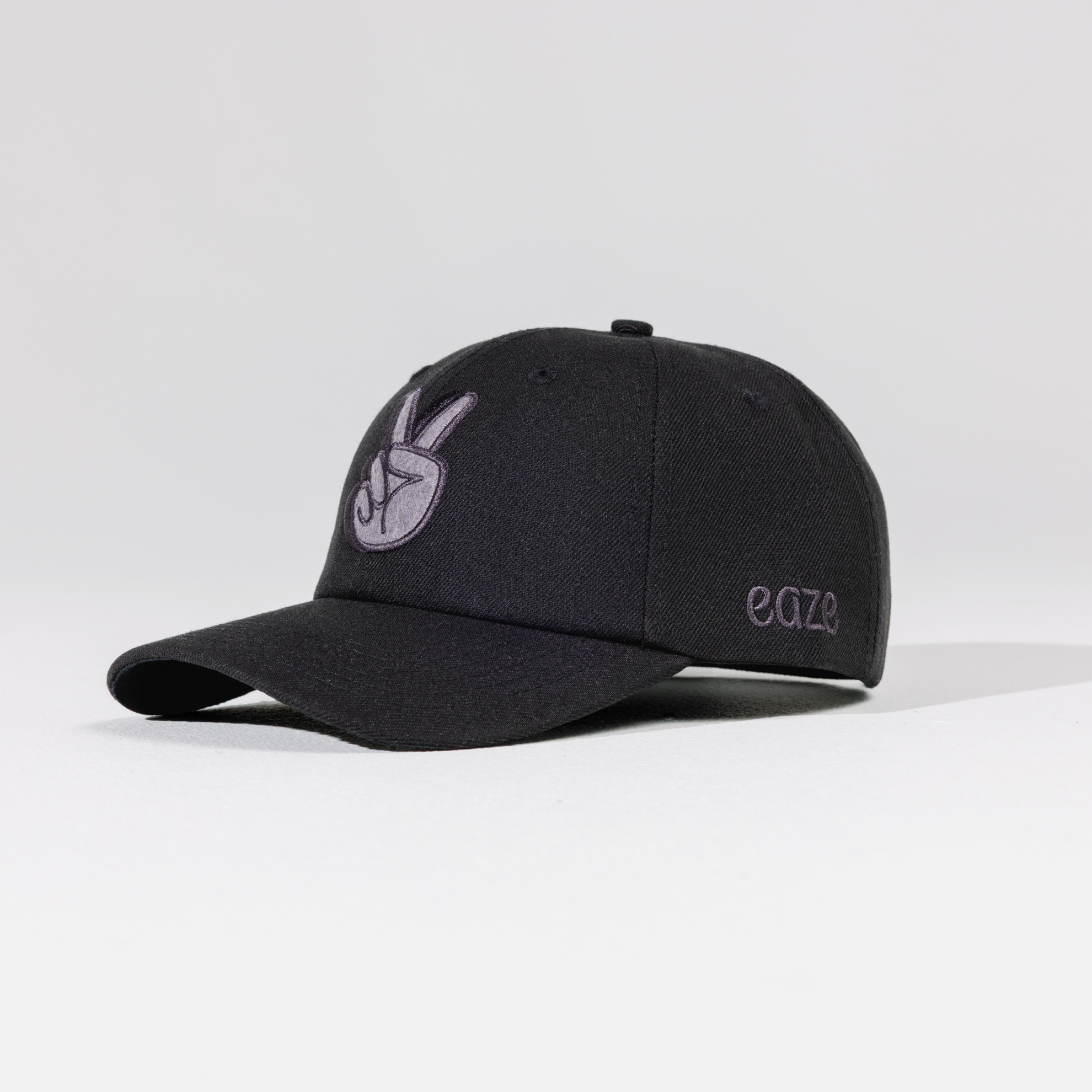 Peace Out Black Dad Hat